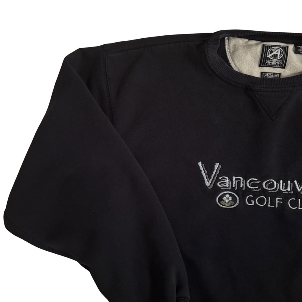 Vintage 90’s « Vancouver Golf Club » Black Crewneck Sweater - Picture 3 of 6